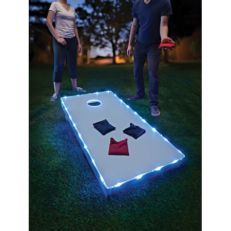 Brightz Ltd Brightz Toss Brightz Blue LED Cornhole Kit ABS Plastics 1 pk A5434